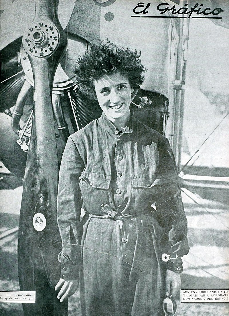 Adrienne Bolland en 1921./ Wikimedi Commons