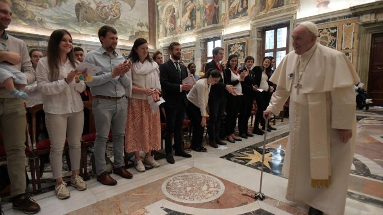 Audience avec le pape