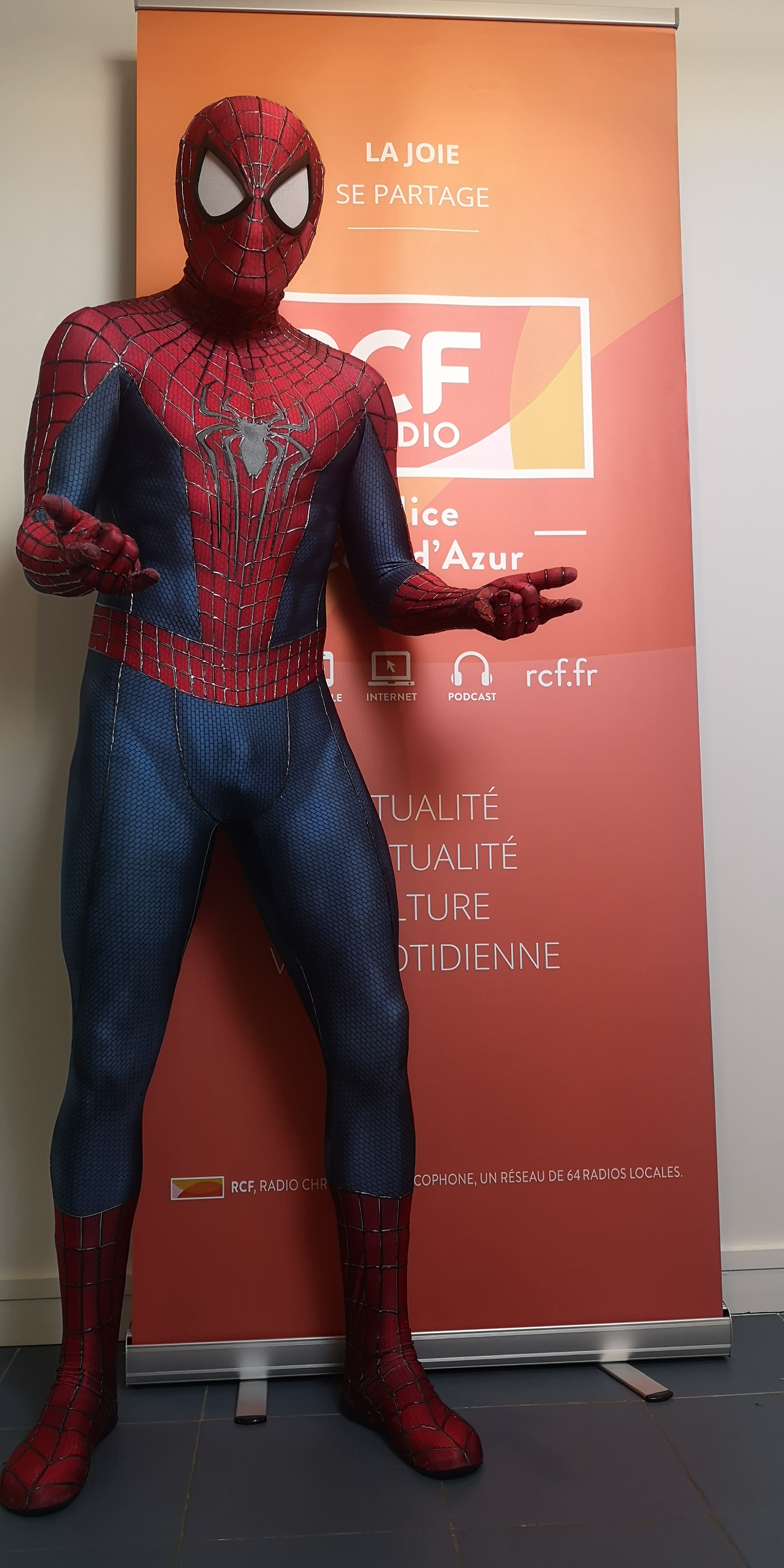 Spider-Man chez RCF Nice Côte d'Azur