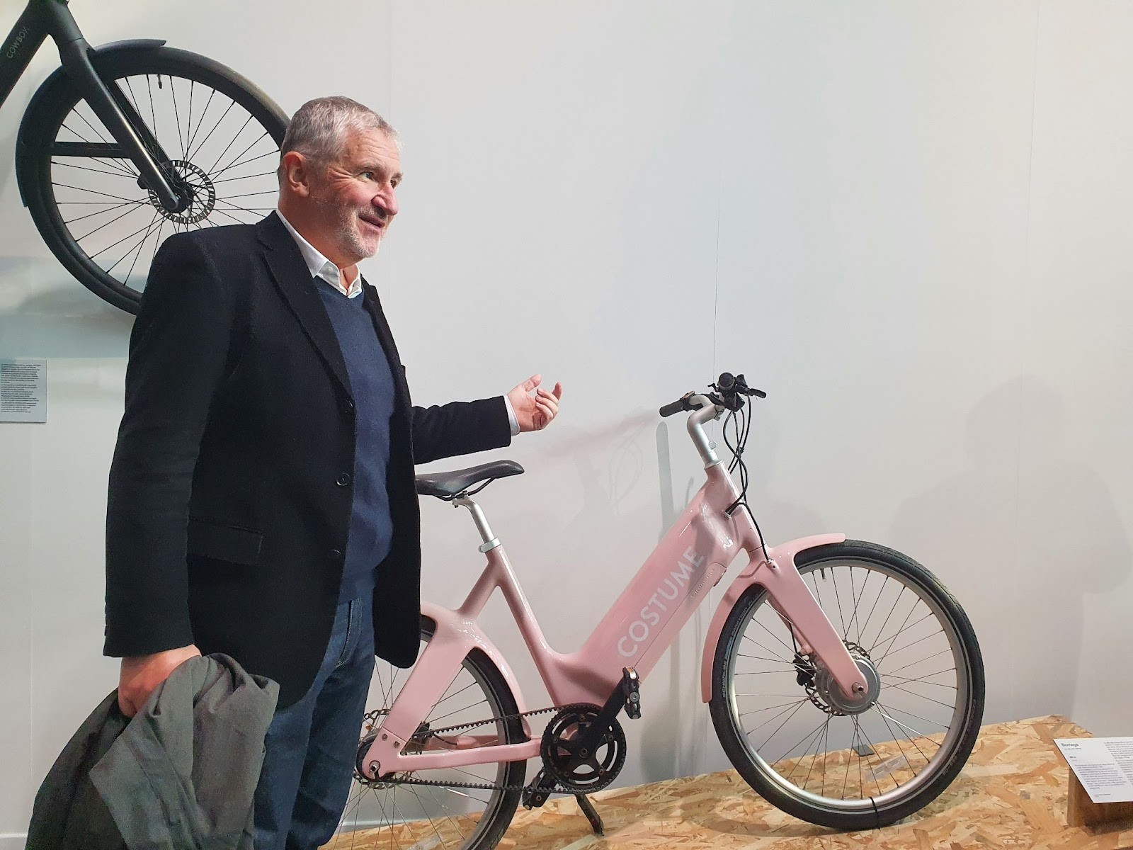 Jean-Louis Frechin, le commissaire de l'exposition Bicyclette(s) ⒸLucas Lauber / RCF Saint-Étienne