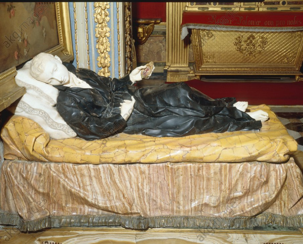 Saint Stanislas Kostka sur son lit de mort,