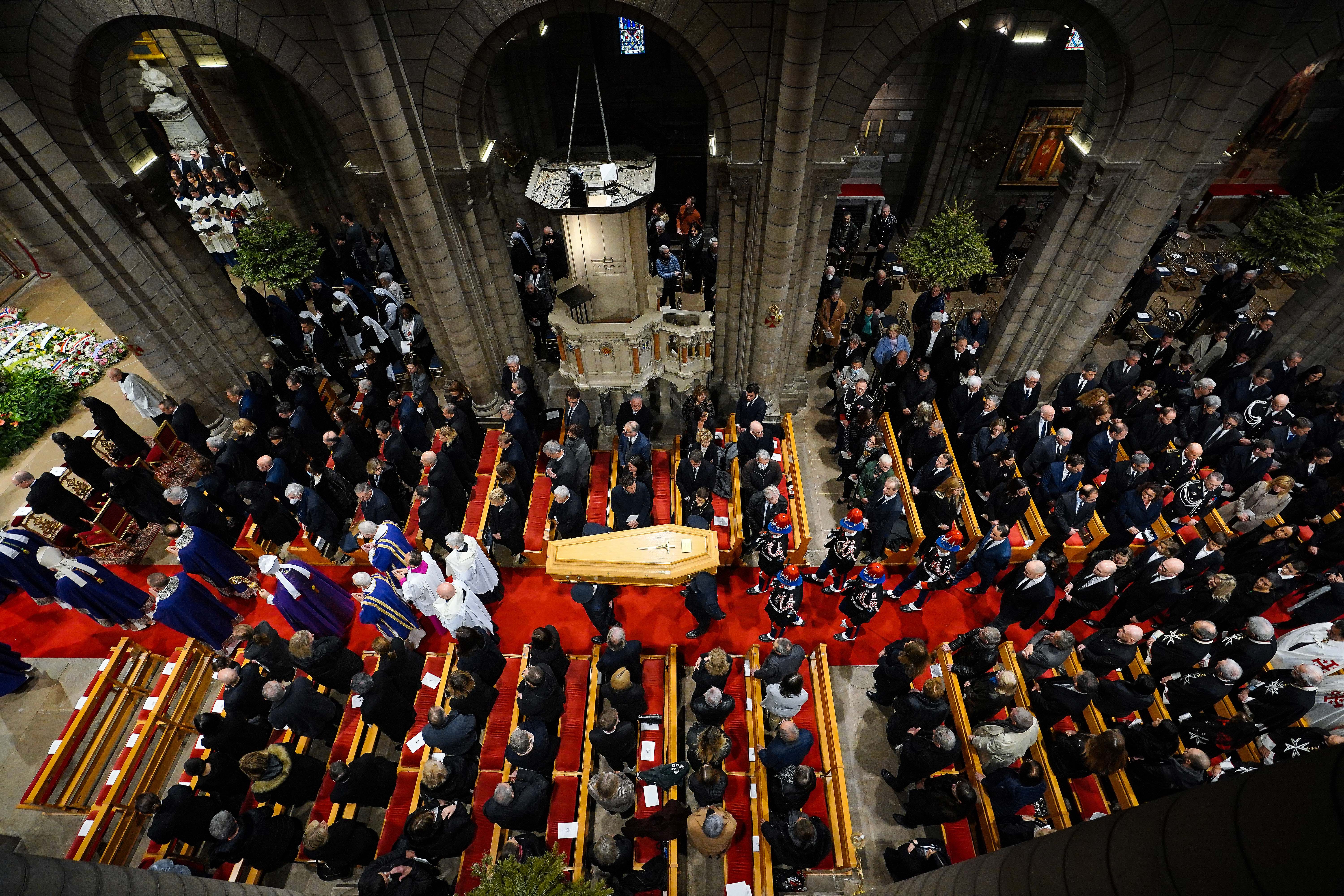 Les obsèques de Mgr Barsi dans la cathédrale de Monaco ce 4 janvier 2023 - Direction de la Communication / Michael Alesi & Stéphane Danna