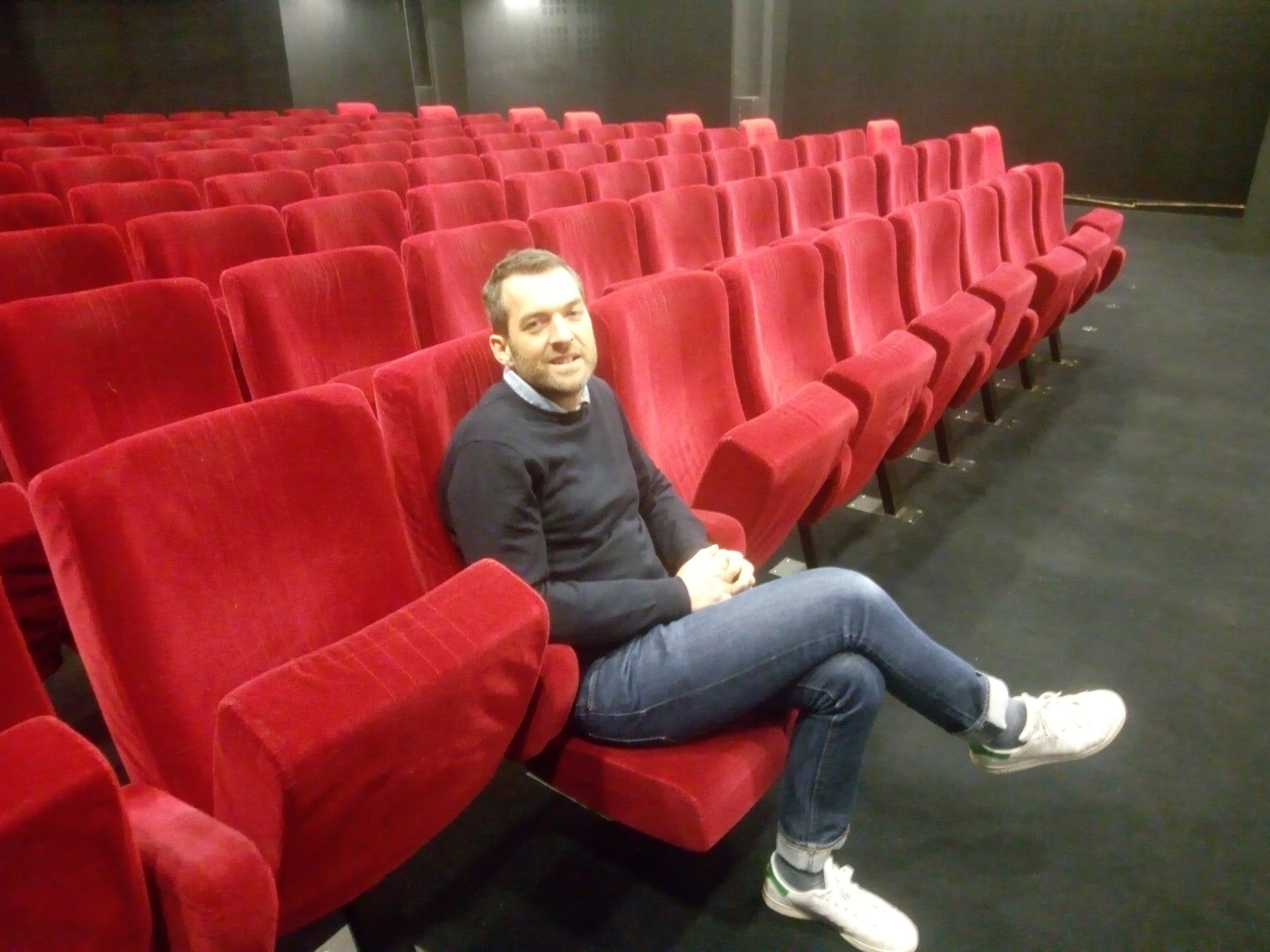 Benoît Piederrière va enchaîner les films à Cannes durant une semaine © RCF - Guillaume Martin-Deguéret.