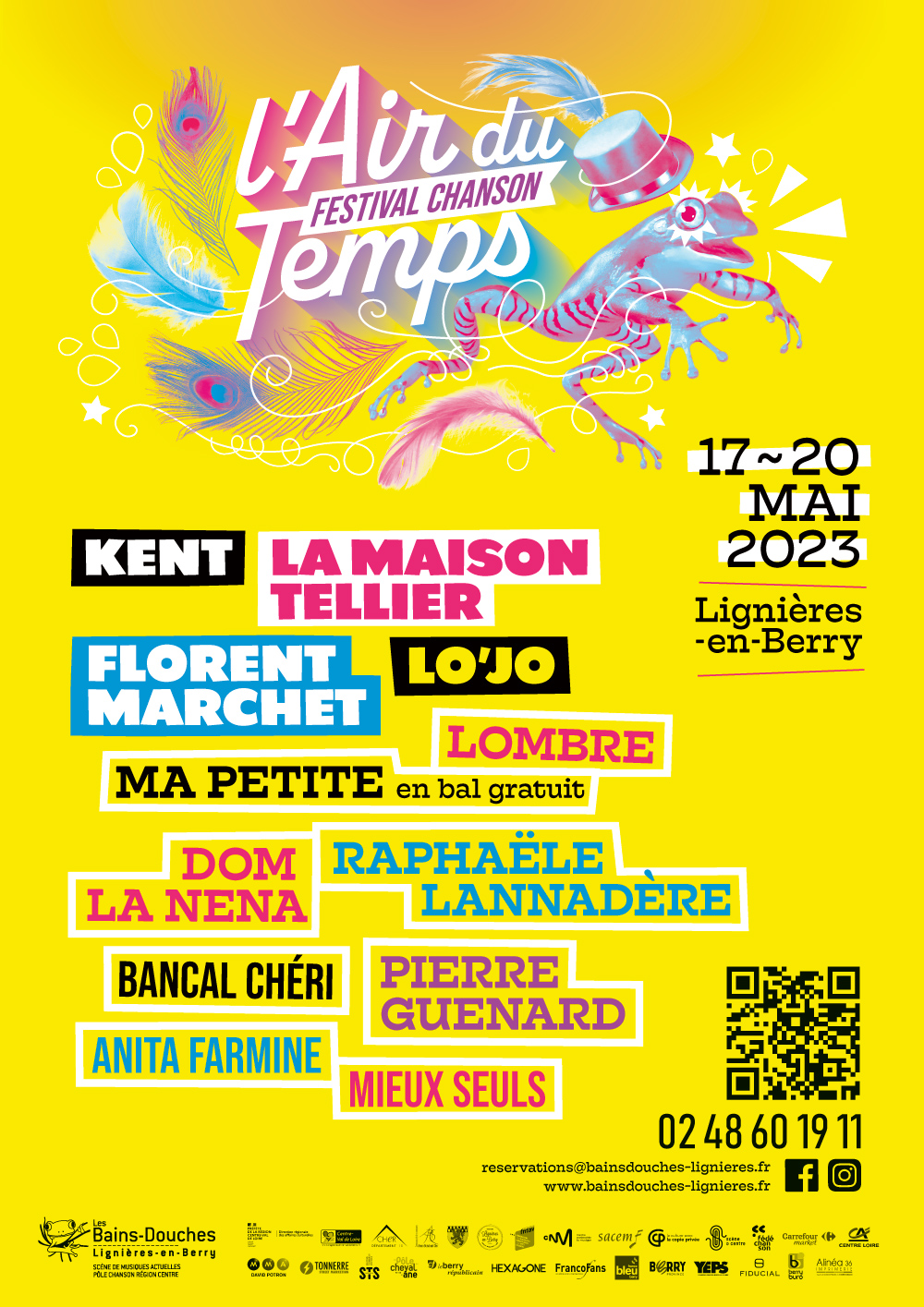 L'affiche de cette 31e édition du festival © Bains-Douches.