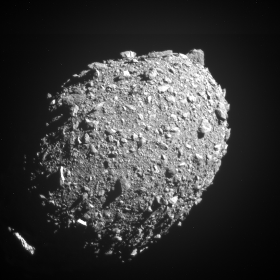 Astéroïde Dimorphos - Photo : NASA/Johns Hopkins APL