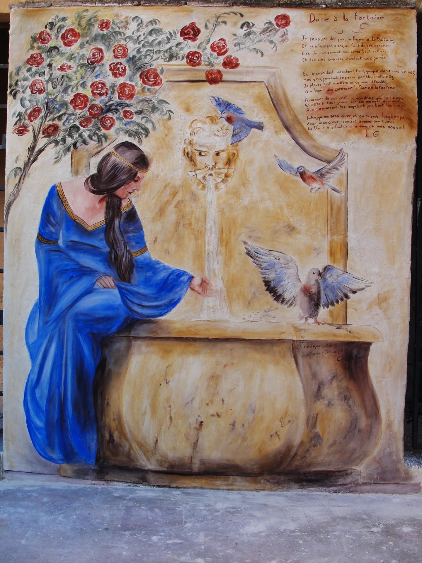 La Dame à la fontaine  Jean-Joseph Chevalier