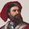 Marco Polo. Portrait en mosaïque, Palazzo Tursi, Gênes.