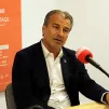 Jean-Luc Chauvin dans les studios de Dialogue RCF. Crédit Robert Poulain