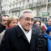Le cardinal Jean-Marie Lustiger à la manifestation contre l'antisémitisme et le racisme à Paris, le 26/02/2006 ©Alain PINOGES/CIRIC
