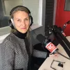 Danièle Behr dans les studios de RCF à Metz