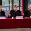Conférence de presse des évêques de France à Lourdes - VALENTINE CHAPUIS  AFP