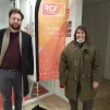 Thibaud Coëffic et Denise Berqué ©RCF haute-Normandie