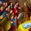 "Le miracle de Greccio", conte de Noël illustré par Francesca Capellini pour le magazine Panorama