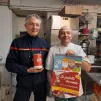 L'UDSP 06 avec l'artisan Frédéric Roy à sa boulangerie de Nice - Photo RCF