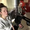 Marie Acker et Amandine Curzillat dans les studios de RCF à Metz