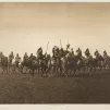 Brulé War-Party Avant le 1er janvier 1915 Edward Sheriff Curtis (1868-1952) Tirage argentique Collection musée du Nouveau Monde, La Rochelle inv. MNM.1981.9.39