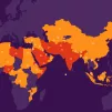 Principales zones de discrimination des chrétiens dans le monde © Portes Ouvertes France
