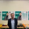 Pierre Hurmic, le maire de Bordeaux, à la permanence d'EELV Gironde ©Louis Andurand-cavasse 