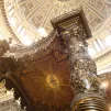 baldaquin de la Chaire de Saint-Pierre, Rome, Basilique Saint-Pierre