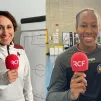 Jessica Silva (FC Metz) et Orlane Kanor (Metz Handball)