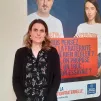 Clémence Chicaud, déléguée dans les Côtes d'Armor, du Secours catholique. ©Dominique Chapron