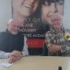 Daniel Déprez et Jacques Masca du collectif « Bassines Non Merci » dans le Cher © RCF - Guillaume Martin-Deguéret.