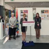 Marie Pierre Velut chargée de l'observatoire des violences intrafamiliales, Isabelle Goninet conseillère départementale, Eugénie Leprince, déléguée à l'égalité des droits et prévention à la Mairie de Moulins