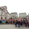 Près de 400 personnes ont manifesté leur soutien à l'Ukraine mercredi 2 mars 2022 à Angers. ©RCF Anjou