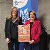 Lucy Kendrick, directrice, et Marie-Andrée Blanc, présidente de l'Udaf de Haute-Loire