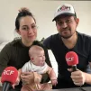 Stéphanie, Maxime et leur fille Margaux.
