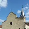 Façade de l'église de Saint-Lupicin © Pascale Négri