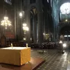 La cathédrale Notre-Dame à quelques minutes de l'ouverture de la célébration
