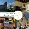 Le château de Saint-Vidal dispose de 7 suites et chambres. ©Château de Saint-Vidal.
