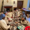 Quelques soeurs clarisses du monastère de Poligny en train de faire un jeu de société / Madeleine Vatel  RCF