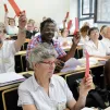 Une vote durant le synode national de l'Église protestante unie de France (ÉPUdF) en 2017 à Lille ©Corinne SIMON/CIRIC