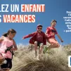 Affiche du Secours Catholique pour l'Accueil familial de Vacances
