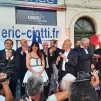 Eric Ciotti et Christelle D'Intorni sur le port de Nice ce 19 juin 2022 - RCF 