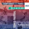 L'affiche des championnats de France individuels de Tennis Fauteuil 2022