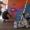 L'artiste participe pour la première fois à la 8e édition du Street Art Fest et réalise une fresque dans la commune de Champs-sur-Drac