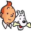 Tintin et Milou. © Wikipedia.