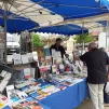 Jean-Luc Pradels et sa librairie itinérante - © Chloé Gasperin