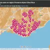 La carte est disponible sur le site https://www.paca.ars.sante.fr/