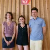 de gauche à droite : Marie Delorme, Laura Gillard et Hadrien Santos Da Silva - © RCF Lyon