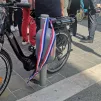Vélo et cadenas sécurisé rue de Dijon à Nice - Photo : RCF Nice Côte d'Azur