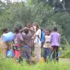 Marie-Charlotte Laudier en reportage au Cameroun ©Fidesco