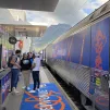 Le train de la Coupe du Monde de Rugby France 2023 en garde de Grenoble le 6 octobre 2022 - crédit photo Nicolas Boutry (RCF Isère)
