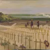 Le cimetière d'Etaples (Sir John Lavery, 1919)  ©Artvee