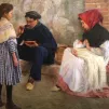 Le Dîner de l'ouvrier, huile sur toile de Francesc Sardà Ladico (1911) ©Wikimédia commons