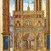Notre-Dame de Paris vers 1525-1530 (pontifical romain). © Wikipedia.