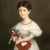 L'Enfant et la Poupée, portrait de Laure Stéphanie Pierrugues peint par Théodore Chassériau (1836) - Huile sur toile, 79,5 x 57 cm, Coll. privée. ©Wikimediacommons